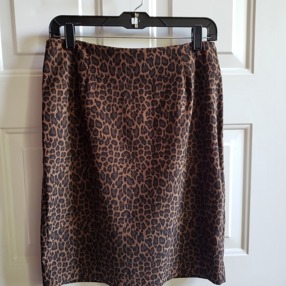 Leopard Print Skirt (Paul Harris Design)